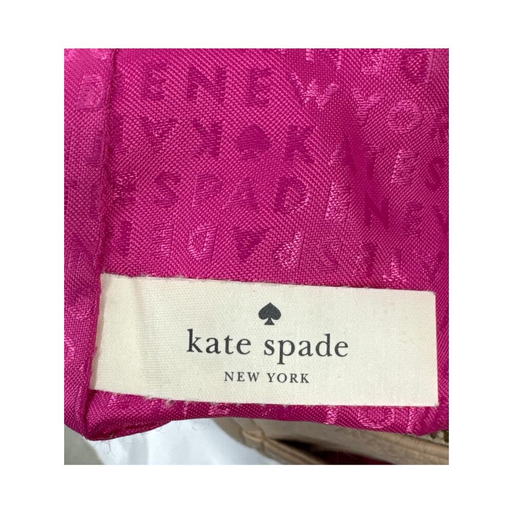 Kate Spade New York Large Leather Shoulder Bag, Light Tan or Beige - Picture 8 of 15